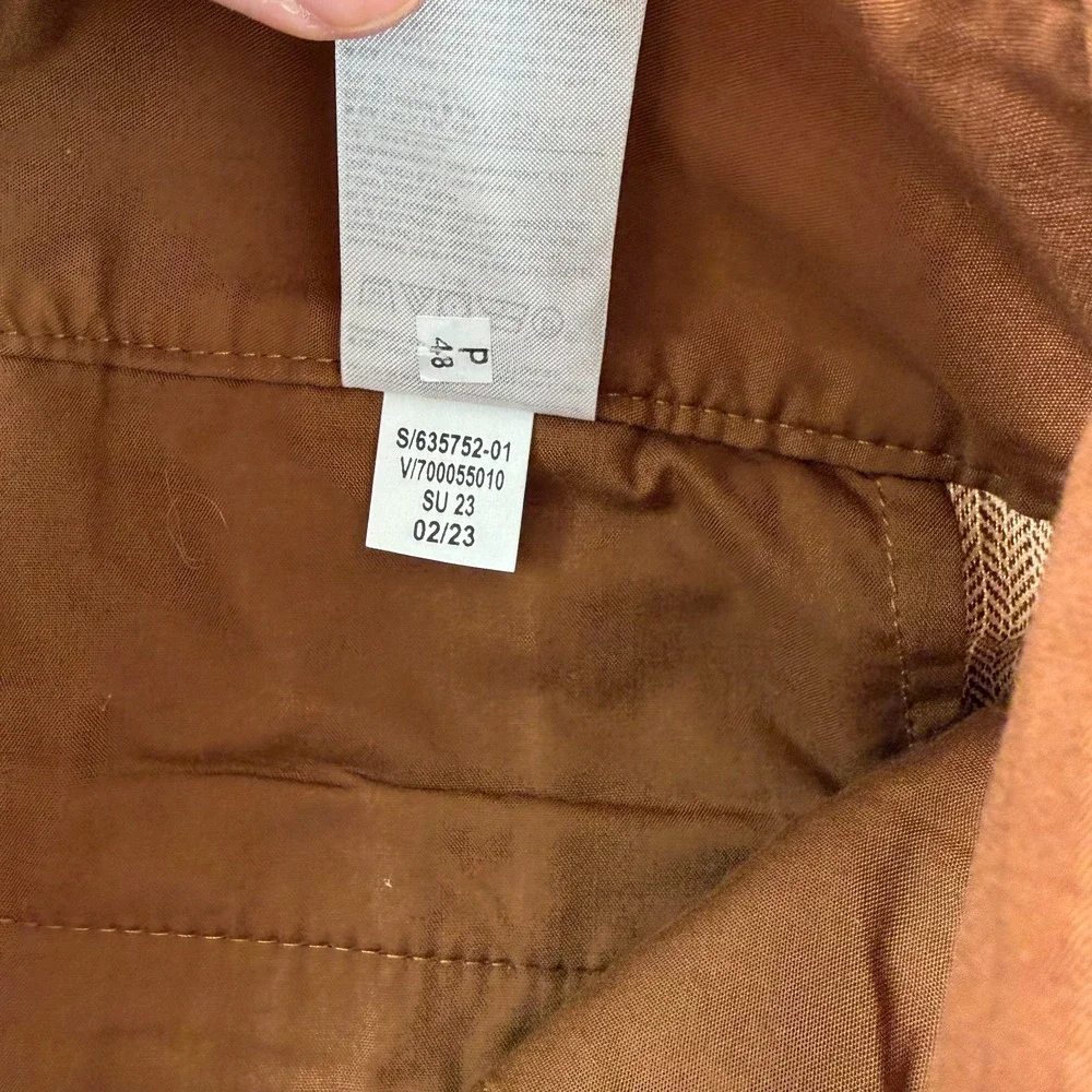 Banana Republic Herringbone Linen-Blend Seafarer Pants in Potters‎ Clay Women 2